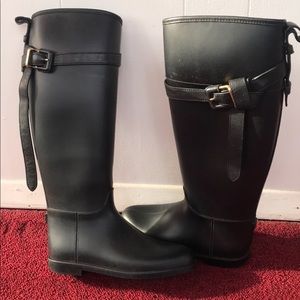 BURBERRY Rubber Rain Boots
